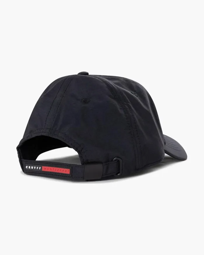 Accessories Cruyff Caps Montserrat Hex Peak Tech Cap Black Accessories Cruyff Caps Montserrat Hex Peak Tech Cap Black