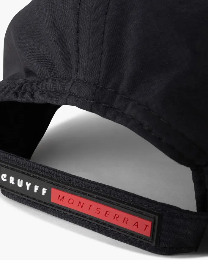 Accessories Cruyff Caps Montserrat Hex Peak Tech Cap Black Accessories Cruyff Caps Montserrat Hex Peak Tech Cap Black