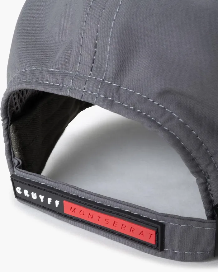 Accessories Cruyff Caps Montserrat Hex Peak Tech Cap Grey Accessories Cruyff Caps Montserrat Hex Peak Tech Cap Grey