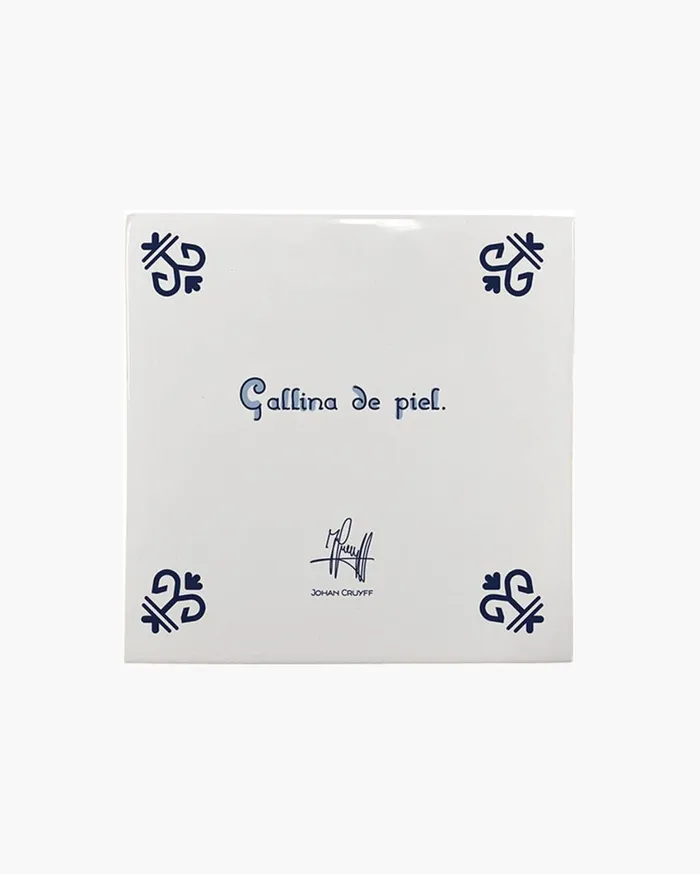 Accessories Cruyff Quotes Gallina De Piel White