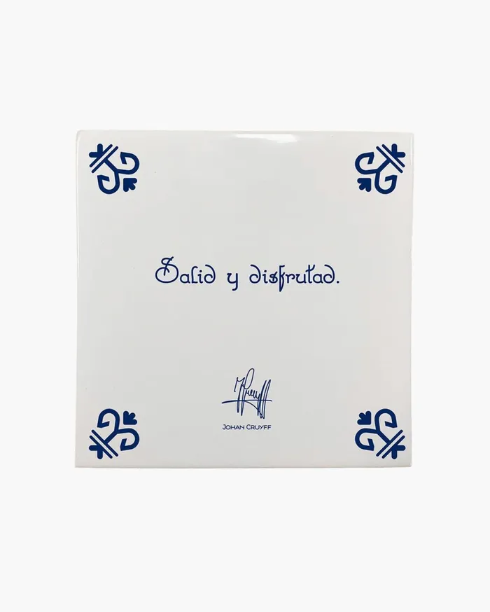 Accessories Cruyff Quotes Salid Y Disfrutad White