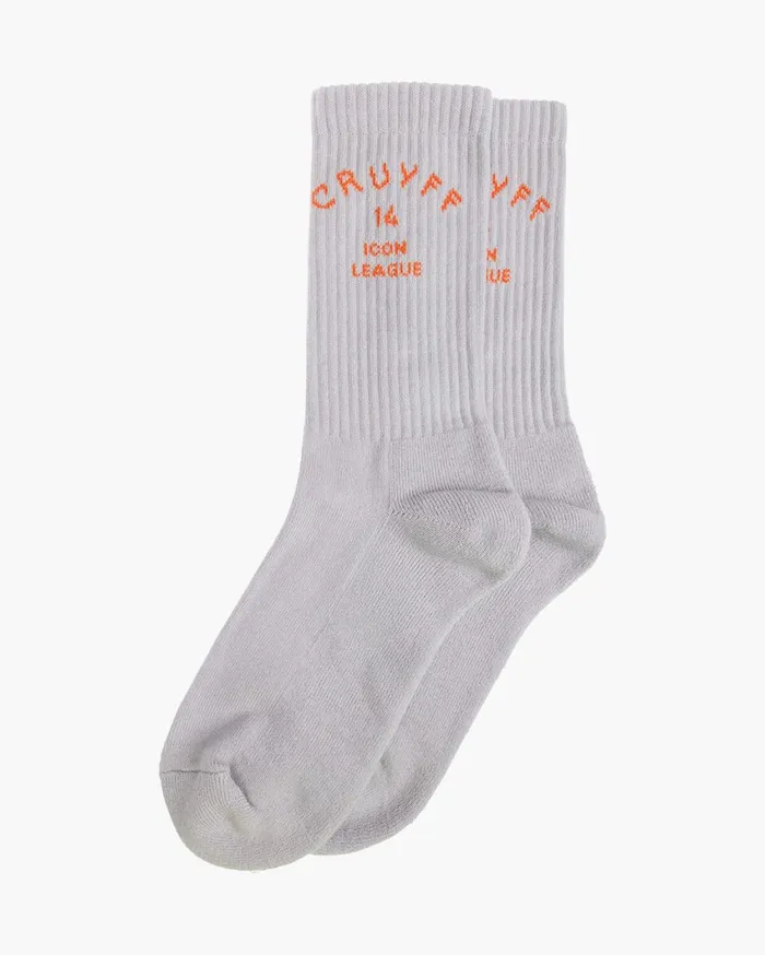 Accessories Cruyff Socks Bordado Socks Whiteorange