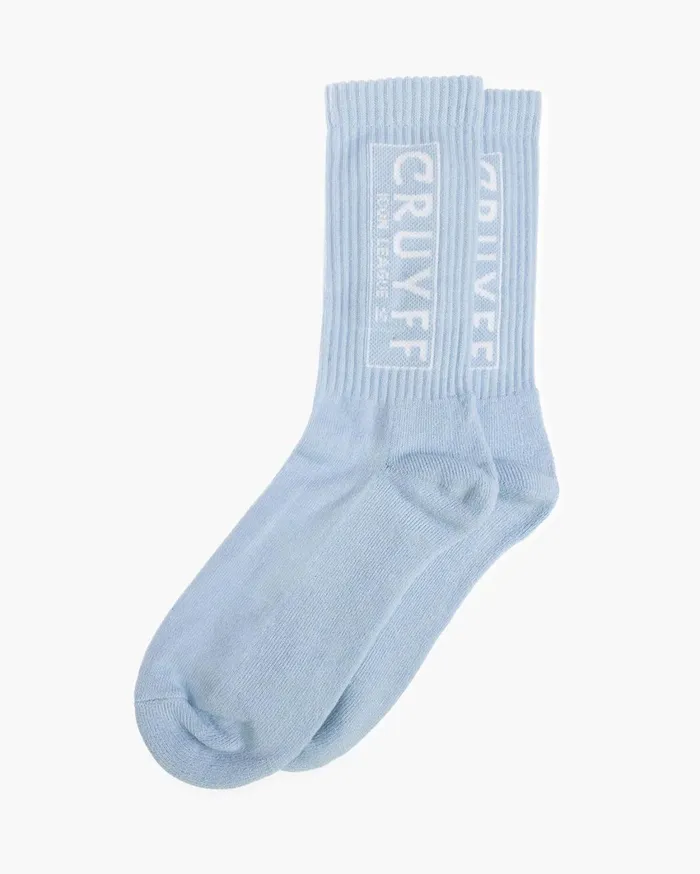 Accessories Cruyff Socks Box Logo Socks Sky Light Blue