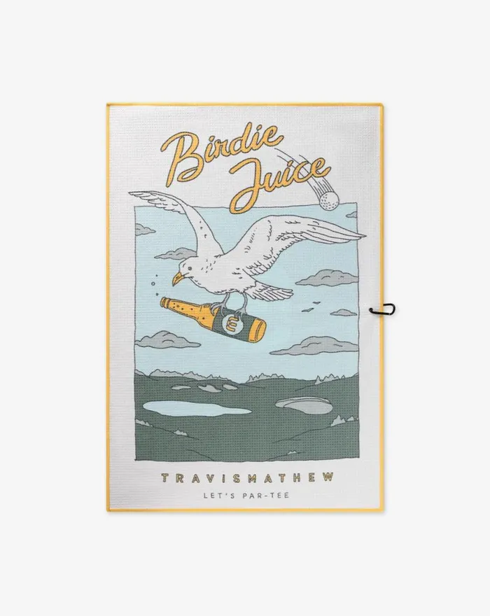 Accessories DRINK TICKET GOLF TOWEL White TravisMathew Golf Towels