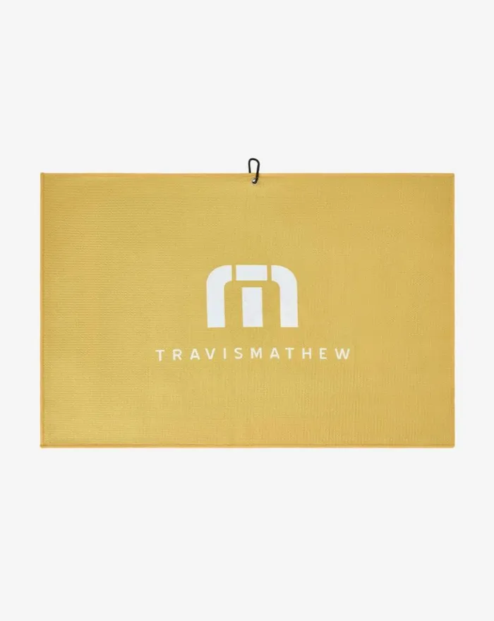 Accessories DRINK TICKET GOLF TOWEL White TravisMathew Golf Towels Accessories DRINK TICKET GOLF TOWEL White TravisMathew Golf Towels