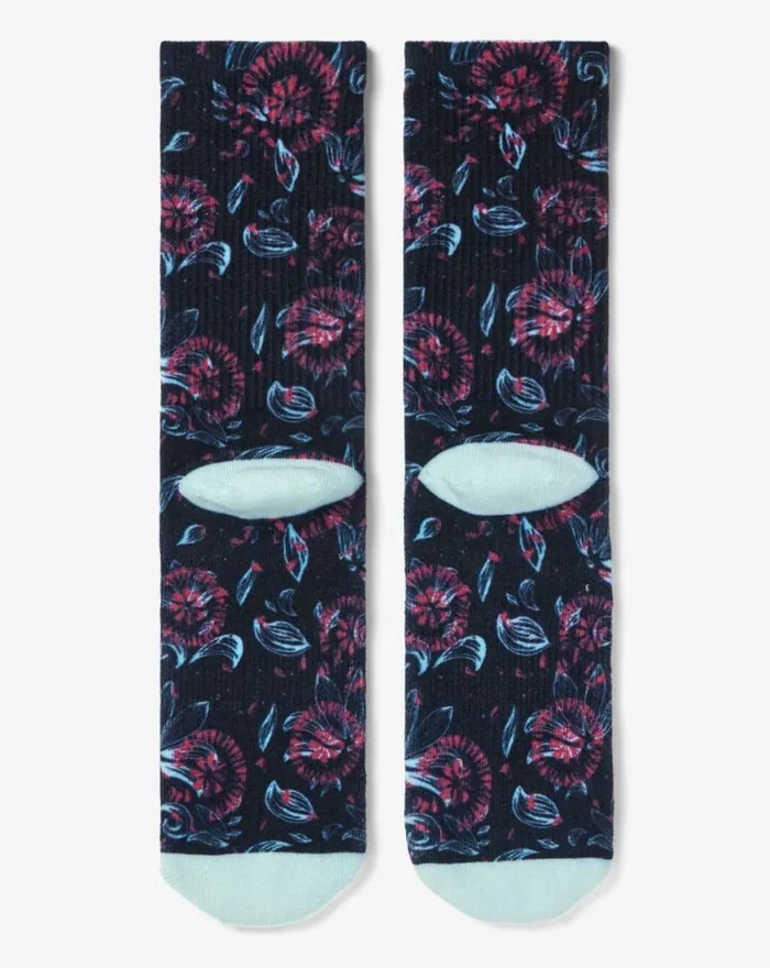 Accessories FLOURISH CREW SOCK Mood Indigo TravisMathew Socks