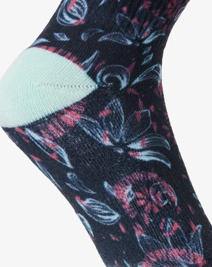 Accessories FLOURISH CREW SOCK Mood Indigo TravisMathew Socks
