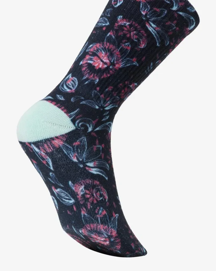 Accessories FLOURISH CREW SOCK Mood Indigo TravisMathew Socks