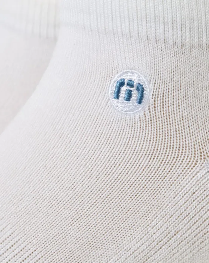 Accessories LOST MAPES ANKLE SOCK White TravisMathew Socks