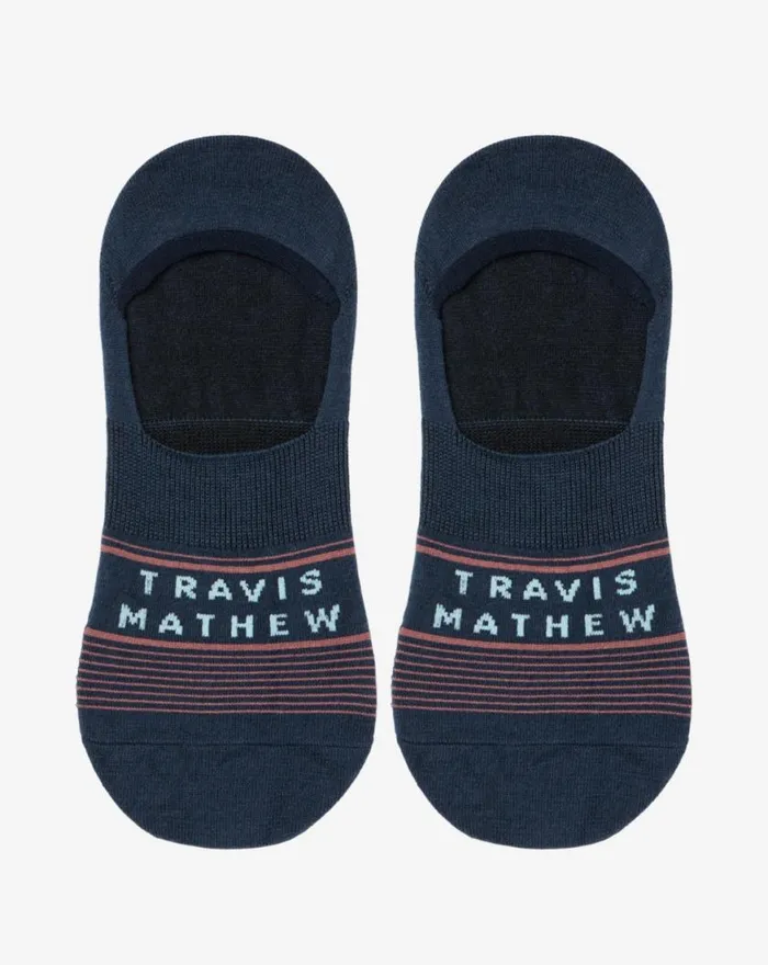 Accessories MESSAGE IN A BOTTLE NO SHOW SOCK Mood Indigo TravisMathew Socks