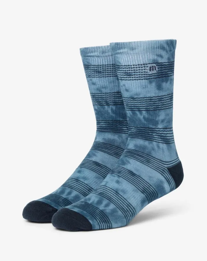 Accessories PACIFIC PLUNGE CREW SOCK Light Teal TravisMathew Socks