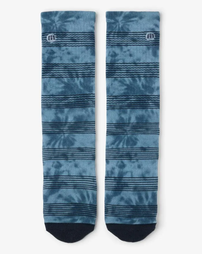 Accessories PACIFIC PLUNGE CREW SOCK Light Teal TravisMathew Socks