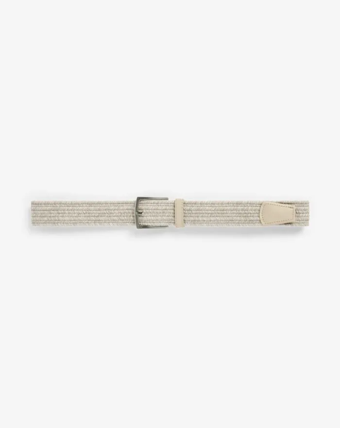 Accessories POPSICLE STRETCH WOVEN BELT Oxford Tan TravisMathew Belts