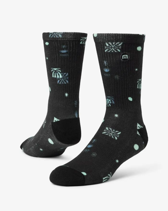 Accessories QUICK TRIP CREW SOCK Black TravisMathew Socks