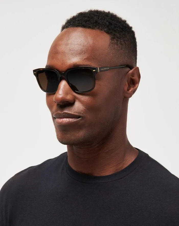 Accessories SUNDAZE 20 SUNGLASSES Brown Tort TravisMathew Sunglasses
