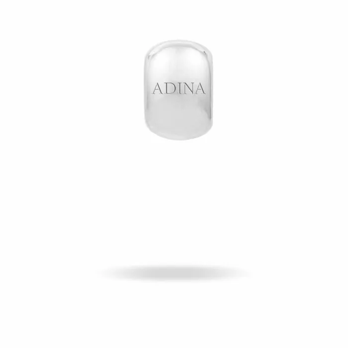 Adina Reyter Best Sellers Engravable Big Bead In Sterling Silver Sterling Silver 8211 FEATURED