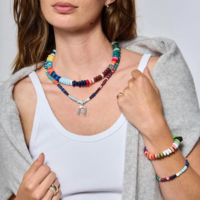 Adina Reyter Big Bead Necklaces Big Bead Low Tide Necklace 8211 Necklaces