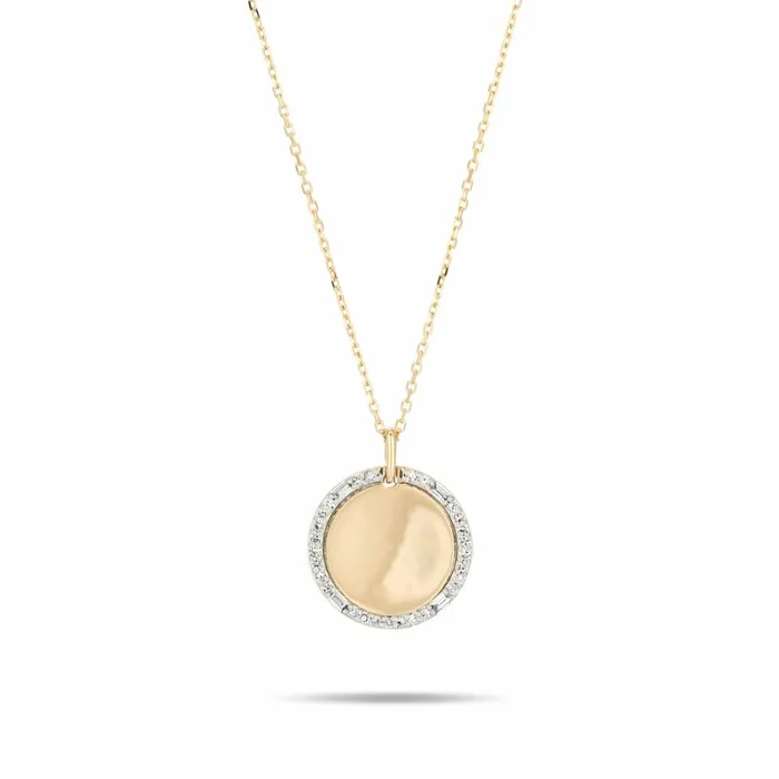 Adina Reyter Fine Chains and Pendants Round Pav Baguette Dog Tag 8211 Necklaces Adina Reyter Fine Chains and Pendants Round Pav Baguette Dog Tag 8211 Necklaces
