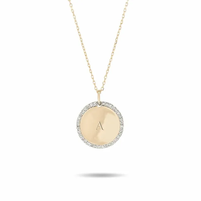 Adina Reyter Fine Chains and Pendants Round Pav Baguette Dog Tag 8211 Necklaces Adina Reyter Fine Chains and Pendants Round Pav Baguette Dog Tag 8211 Necklaces