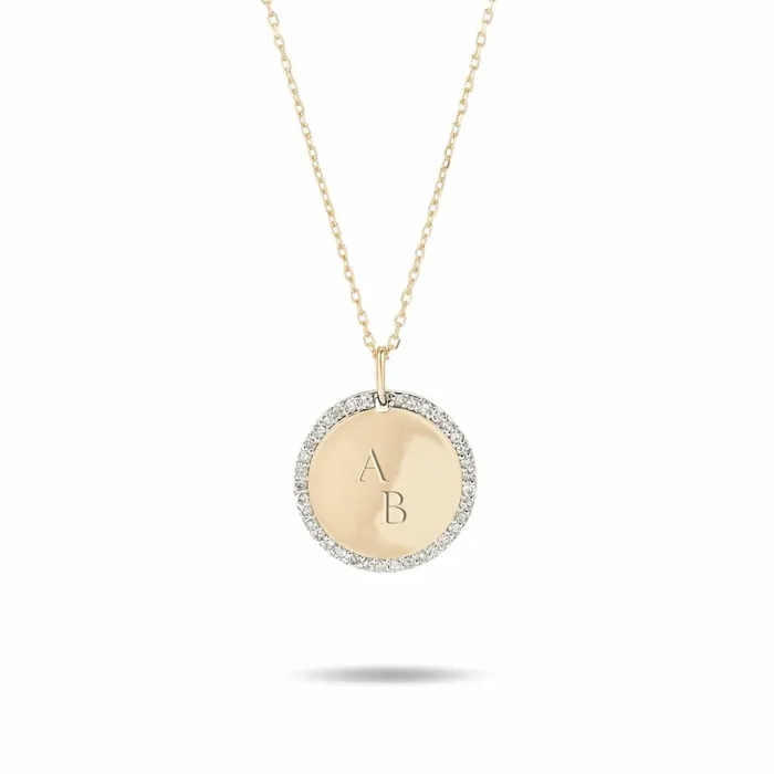 Adina Reyter Fine Chains and Pendants Round Pav Baguette Dog Tag 8211 Necklaces Adina Reyter Fine Chains and Pendants Round Pav Baguette Dog Tag 8211 Necklaces