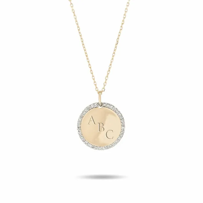Adina Reyter Fine Chains and Pendants Round Pav Baguette Dog Tag 8211 Necklaces Adina Reyter Fine Chains and Pendants Round Pav Baguette Dog Tag 8211 Necklaces