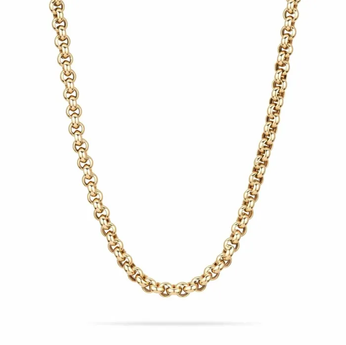 Adina Reyter Italian Chains and Sets Chunky Rolo Chain Necklace 8211 Necklaces