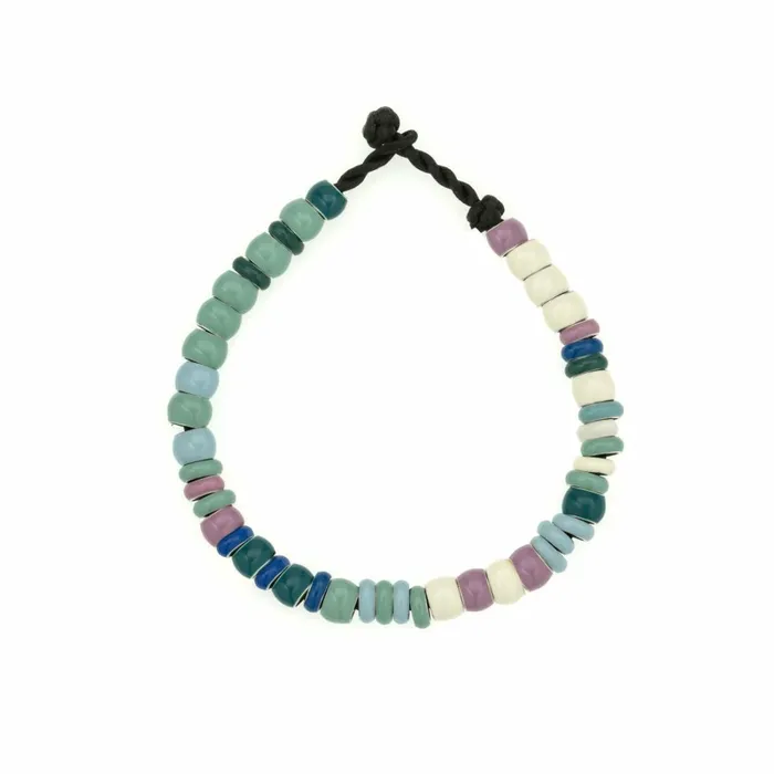 Adina Reyter Mini Bead And Big Bead Sets Bead Party Enamel Sea Mist Bracelet 8211 Bracelets and Anklets Adina Reyter Mini Bead And Big Bead Sets Bead Party Enamel Sea Mist Bracelet 8211 Bracelets and Anklets