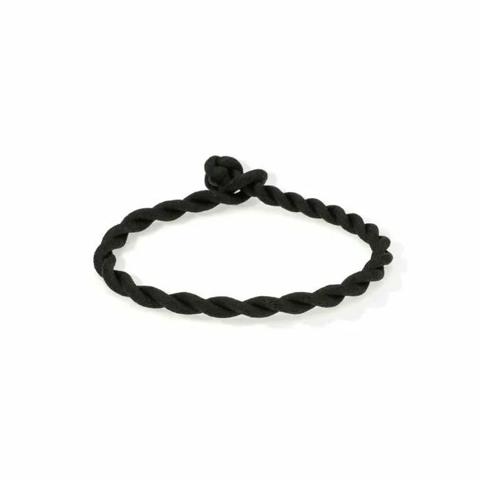 Adina Reyter Mini Bead And Big Bead Sets Chunky Twisted Black Satin Cord Bracelet 8211 Bracelets and Anklets Adina Reyter Mini Bead And Big Bead Sets Chunky Twisted Black Satin Cord Bracelet 8211 Bracelets and Anklets