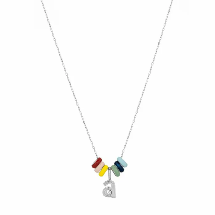 Adina Reyter Mini Bead Necklaces Carnival Necklace 8211 One Initial In Sterling Silver Sterling Silver 8211 Necklaces Adina Reyter Mini Bead Necklaces Carnival Necklace 8211 One Initial In Sterling Silver Sterling Silver 8211 Necklaces