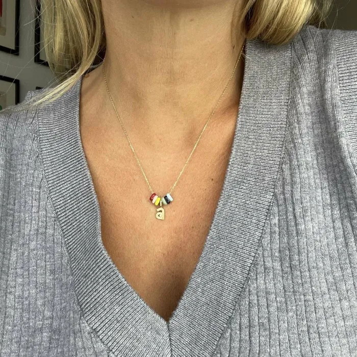 Adina Reyter Mini Bead Necklaces Carnival Necklace 8211 One Initial In Sterling Silver Sterling Silver 8211 Necklaces Adina Reyter Mini Bead Necklaces Carnival Necklace 8211 One Initial In Sterling Silver Sterling Silver 8211 Necklaces