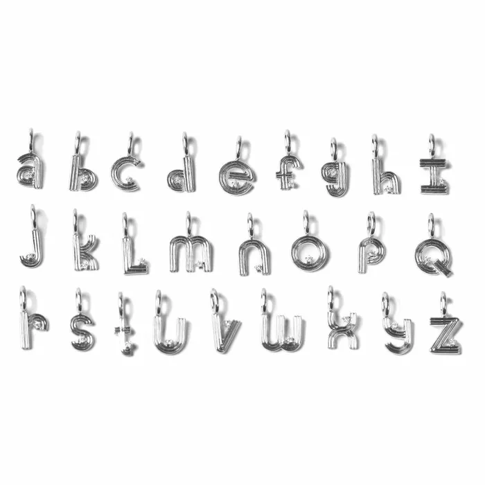 Adina Reyter Mini Bead Necklaces Carnival Necklace 8211 One Initial In Sterling Silver Sterling Silver 8211 Necklaces Adina Reyter Mini Bead Necklaces Carnival Necklace 8211 One Initial In Sterling Silver Sterling Silver 8211 Necklaces