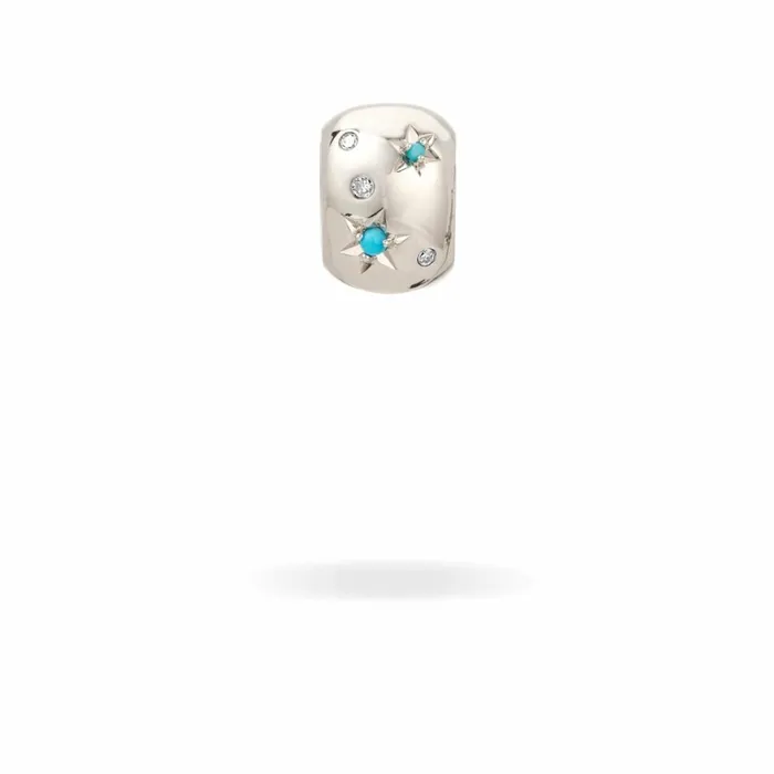 Adina Reyter Star Signs Turquoise Diamond Celestial Big Bead 8211 FEATURED