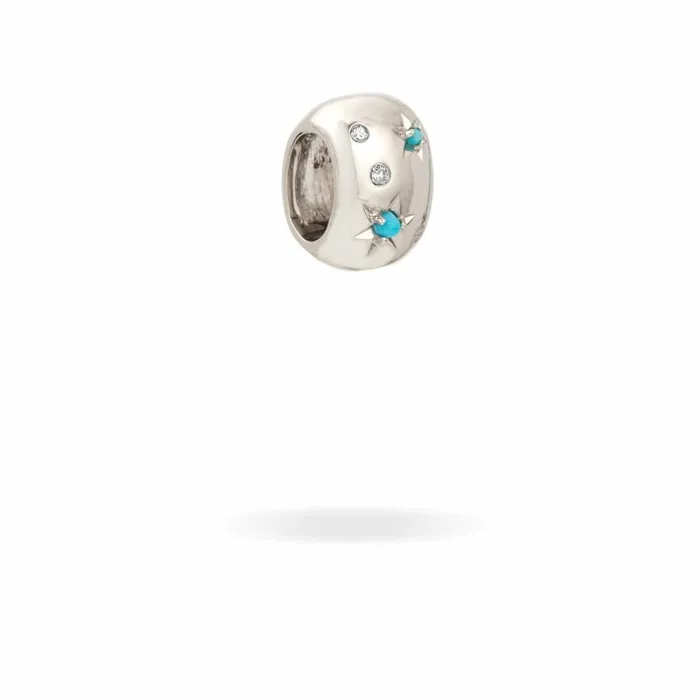 Adina Reyter Star Signs Turquoise Diamond Celestial Big Bead 8211 FEATURED