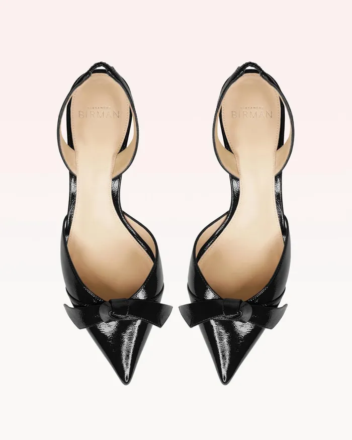 Alexandre Birman Clarita Bell Slingback 60 Pump 8211 Slingback Heels Black Women Alexandre Birman Pumps