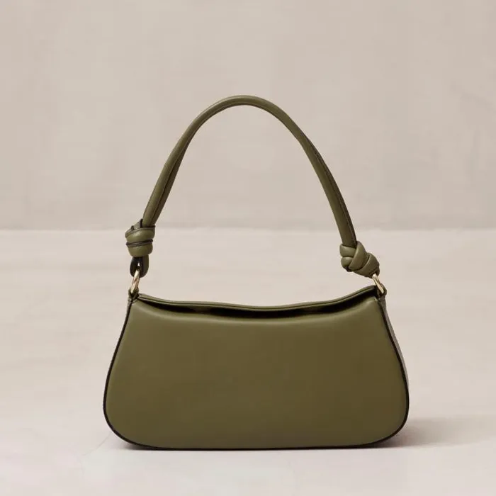 ALOHAS Bags Women The Curl Knot 8211 Green Leather Handbag