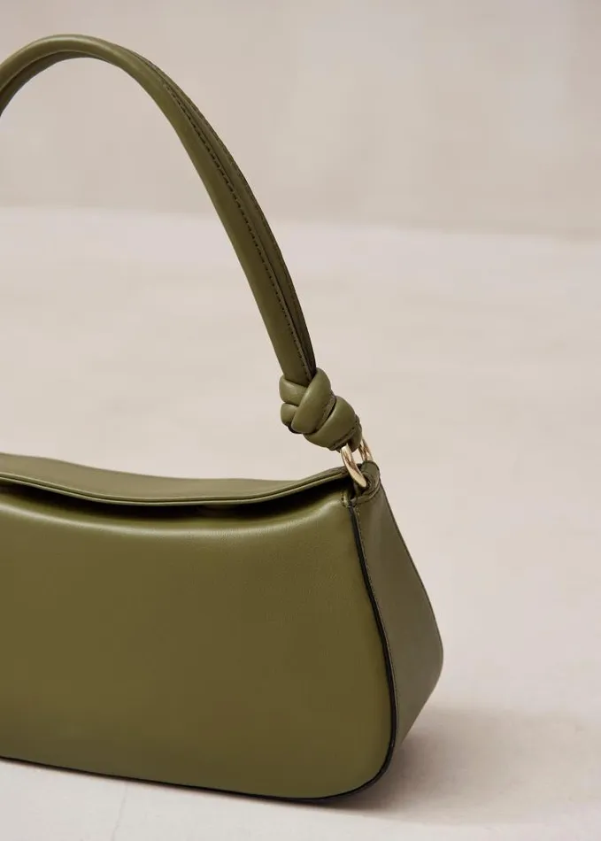 ALOHAS Bags Women The Curl Knot 8211 Green Leather Handbag
