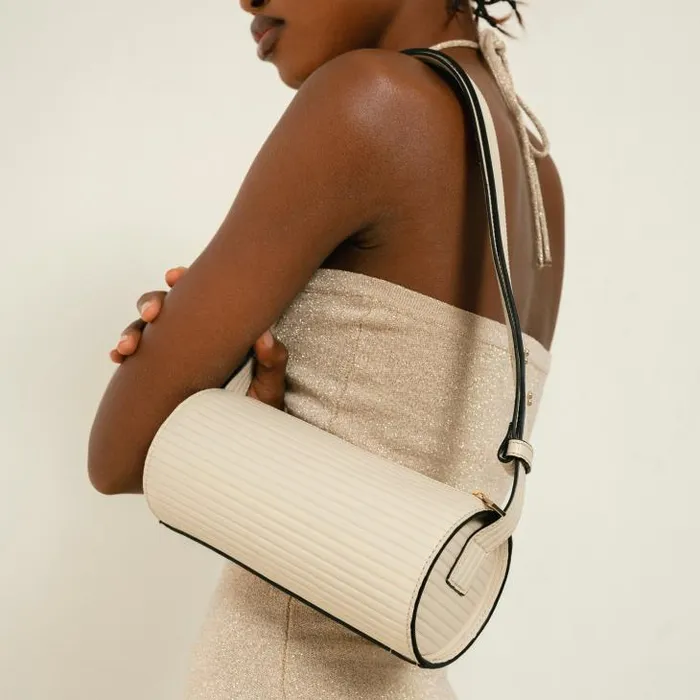ALOHAS Bags Women The I Pleated 8211 White Leather Handbag