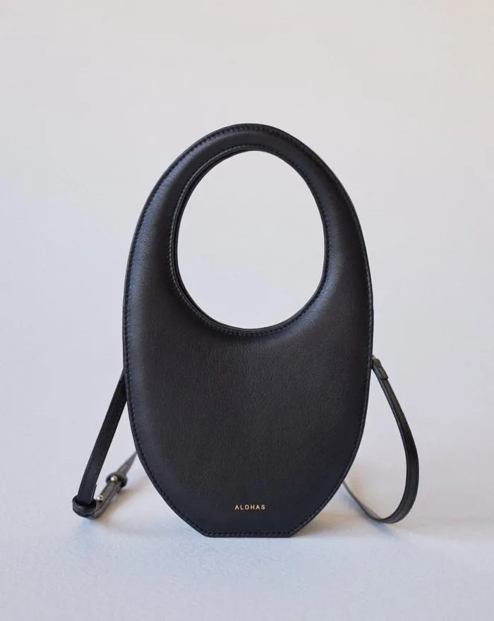 ALOHAS Bags Women The O 8211 Black Leather Handbag