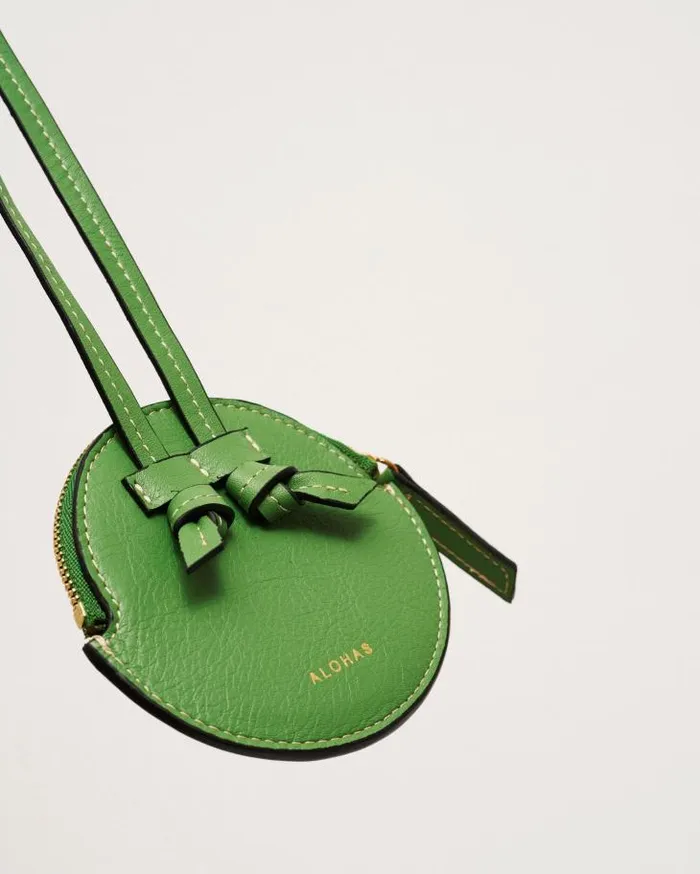 ALOHAS Bags Women The Q 8211 Green Leather Pouch