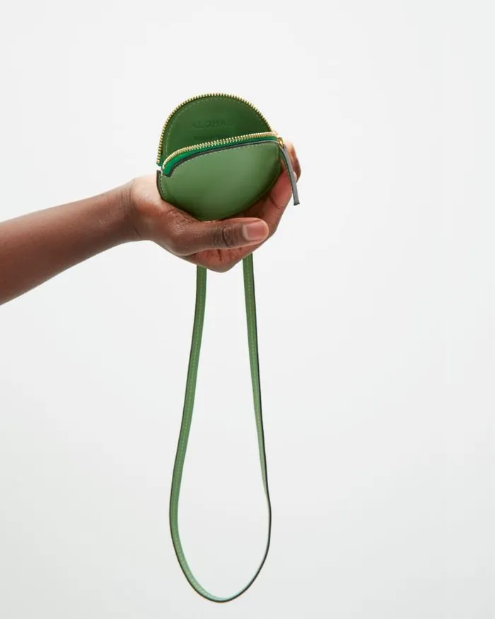 ALOHAS Bags Women The Q 8211 Green Leather Pouch