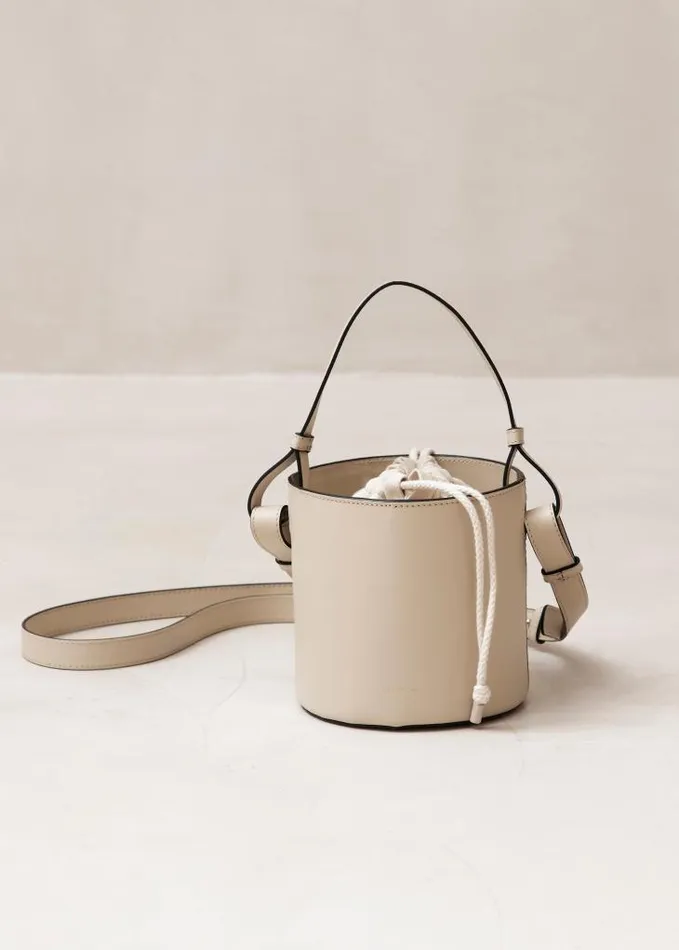ALOHAS Bags Women The U 8211 Cream Leather Handbag