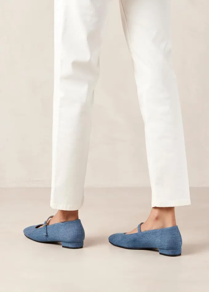 ALOHAS Ballet Flats Women Por Do Sol 8211 Blue Denim Ballet Pumps