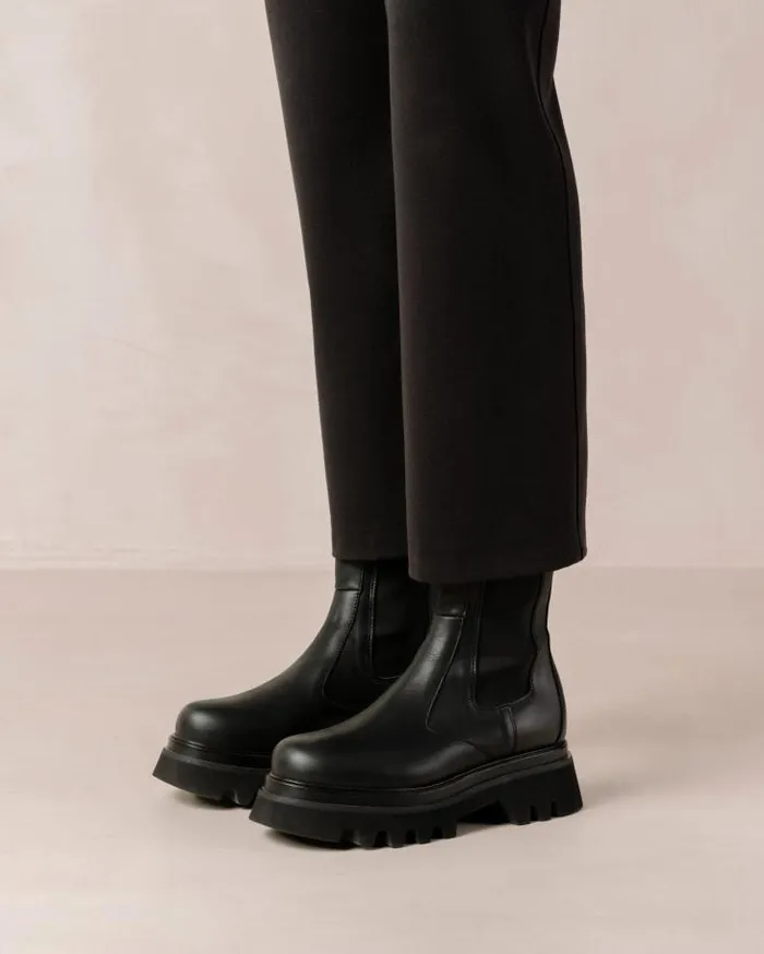 ALOHAS Boots Women All Rounder 8211 Black Leather Boots