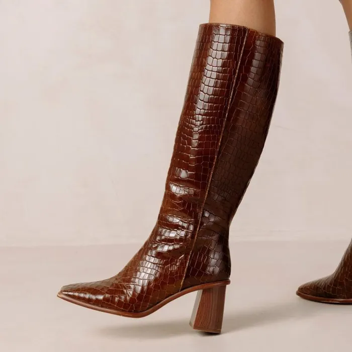 ALOHAS Boots Women East Alli Brown