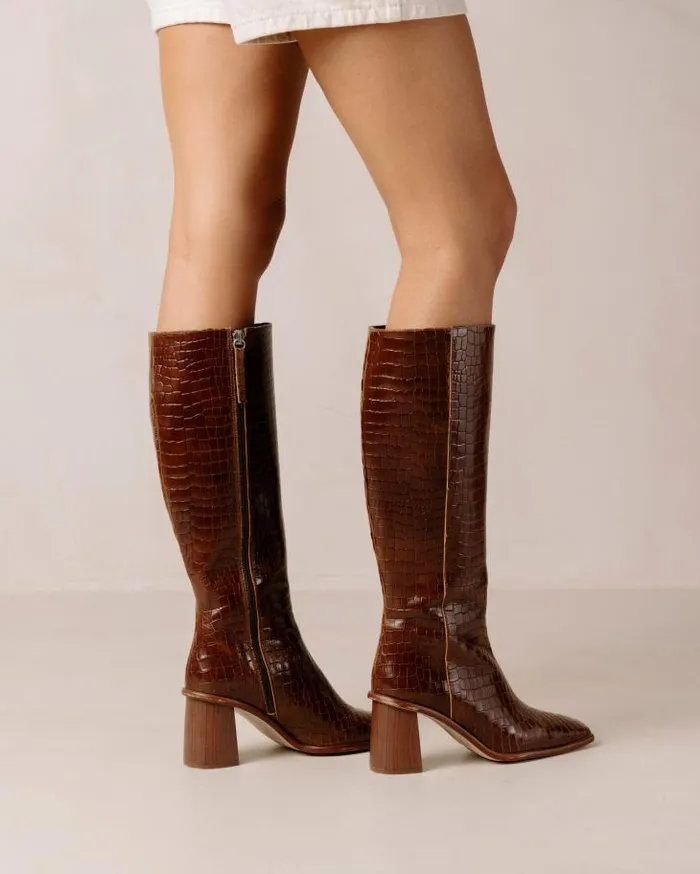 ALOHAS Boots Women East Alli Brown