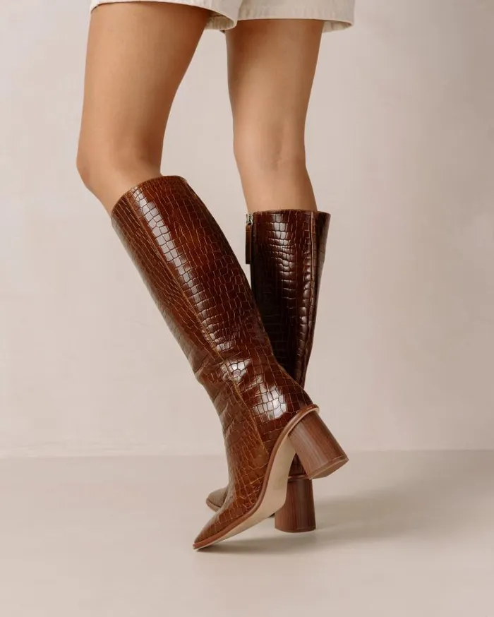 ALOHAS Boots Women East Alli Brown