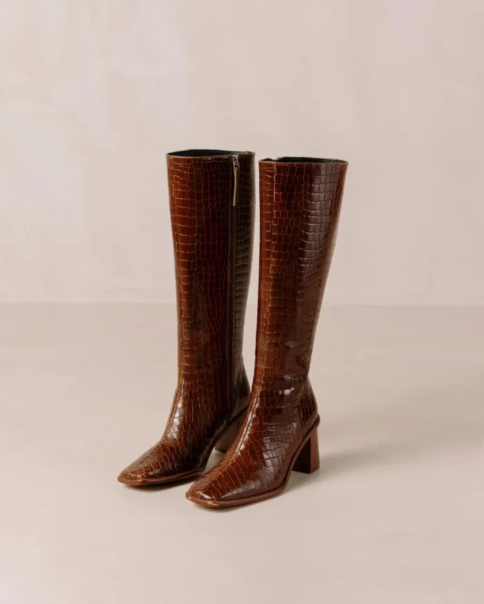 ALOHAS Boots Women East Alli Brown