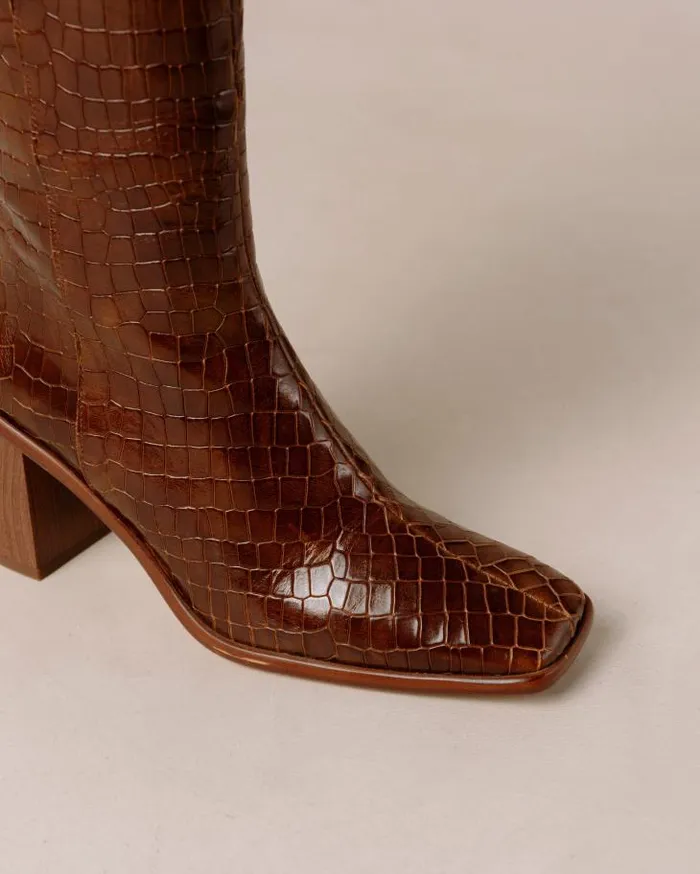ALOHAS Boots Women East Alli Brown