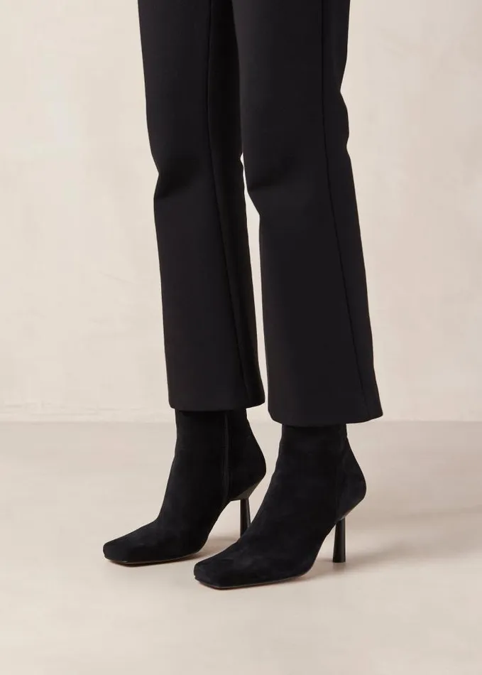 ALOHAS Boots Women Frapp 8211 Black Suede Boots