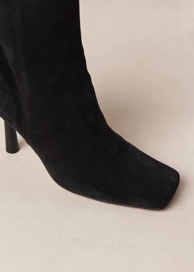 ALOHAS Boots Women Frapp 8211 Black Suede Boots